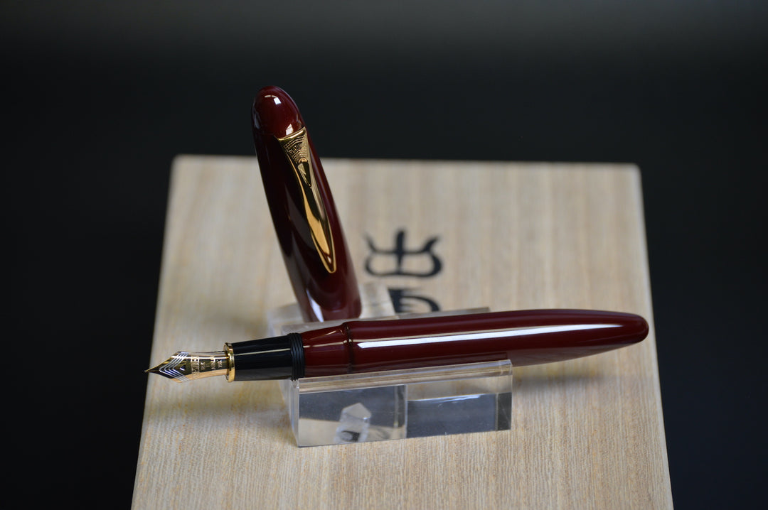 Platinum Izumo Urushi Fountain Pen - Carmel Sunset