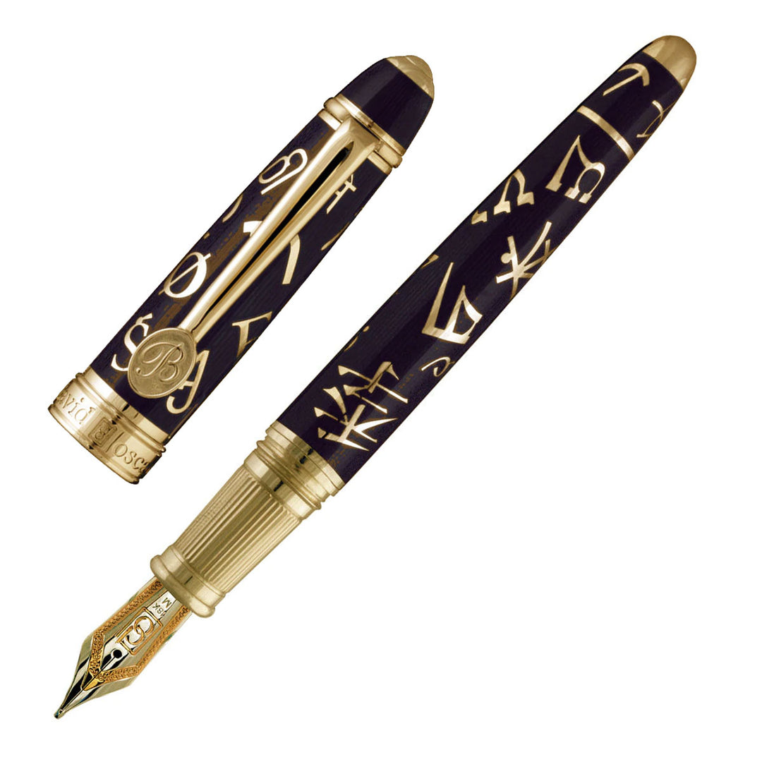 David Oscarson Lingua Pacifica Mossy Black - Fountain Pen