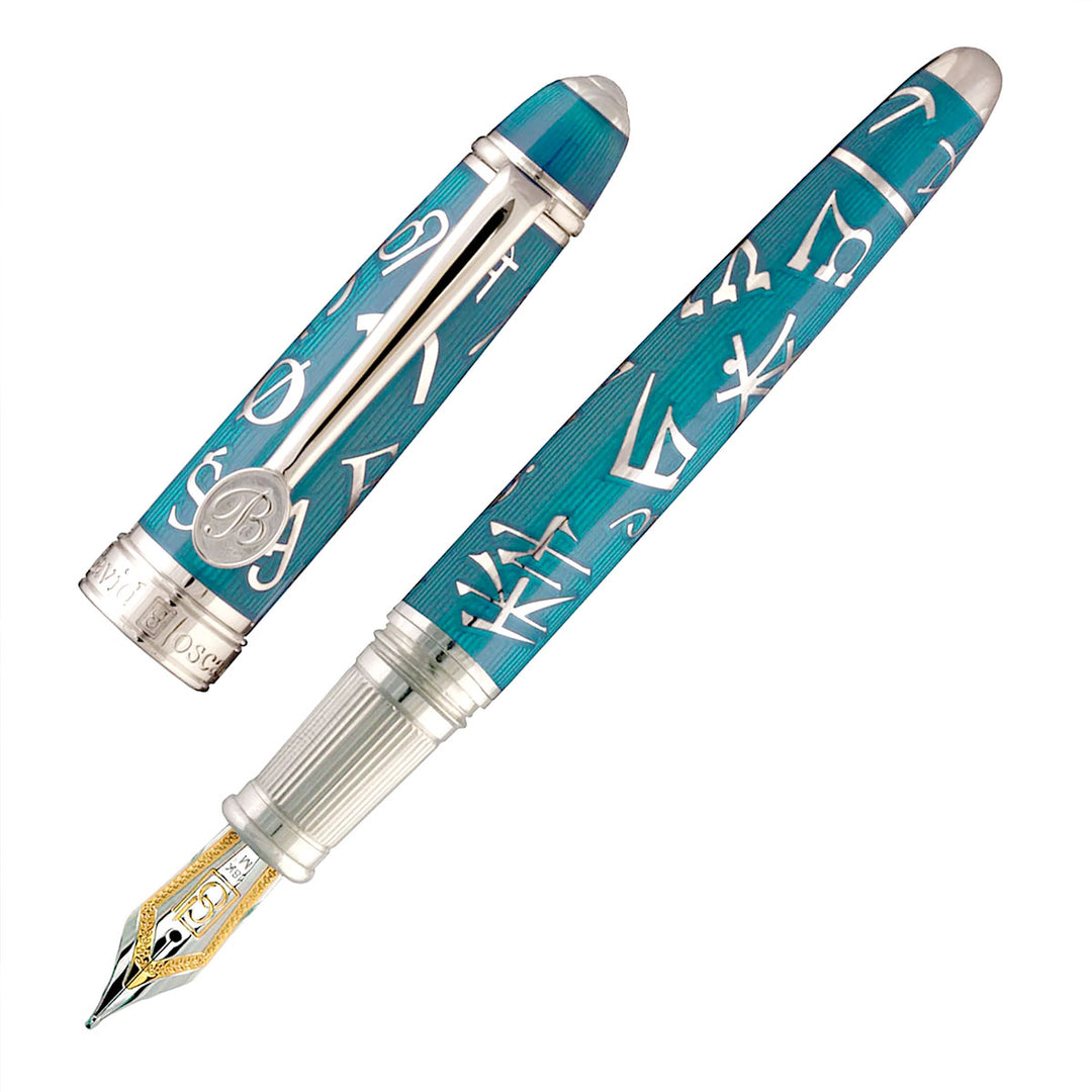 David Oscarson Lingua Pacifica Teal - Fountain Pen