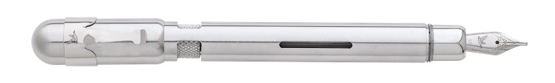 LOCLEN Electa Fountain Pen - Brushed Chrome