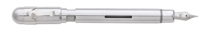 LOCLEN Electa Fountain Pen - Brushed Chrome