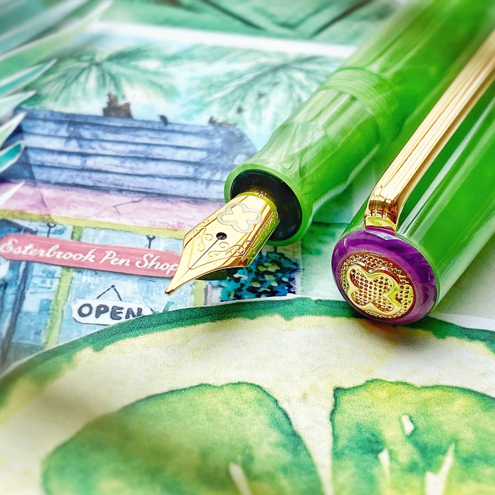 Esterbrook JR Paradise Pocket Fountain Pen - Key Lime