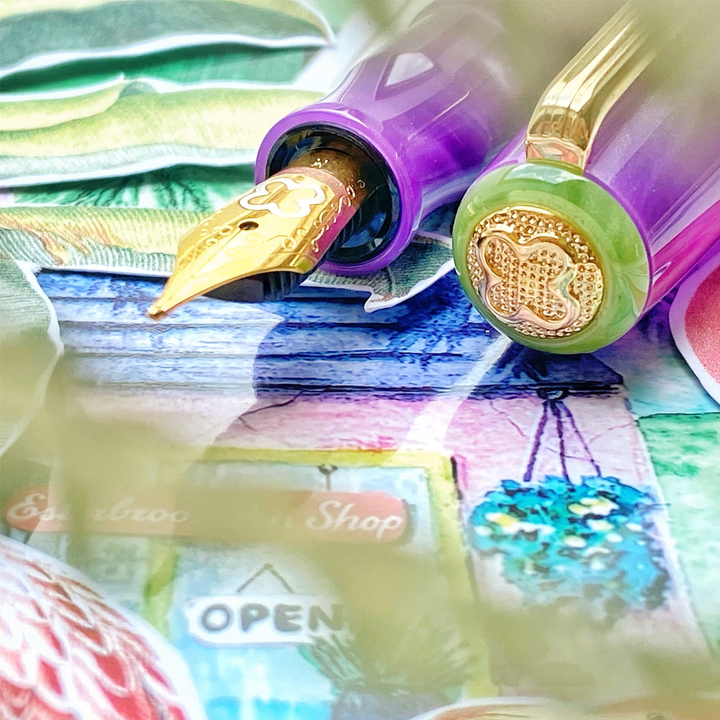 Esterbrook JR Paradise Pocket Fountain Pen - Purple Passion