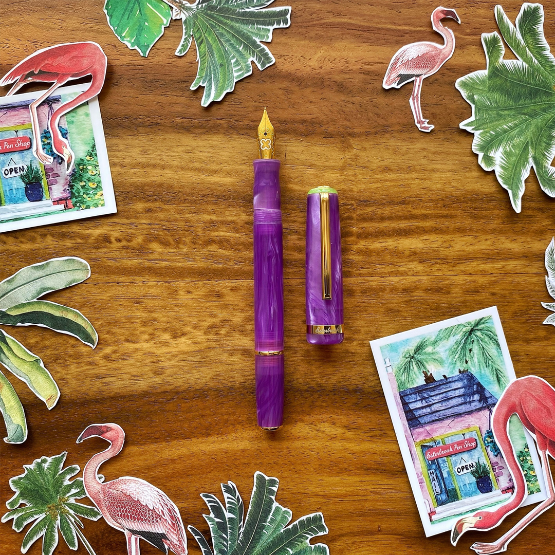 Esterbrook JR Paradise Pocket Fountain Pen - Purple Passion