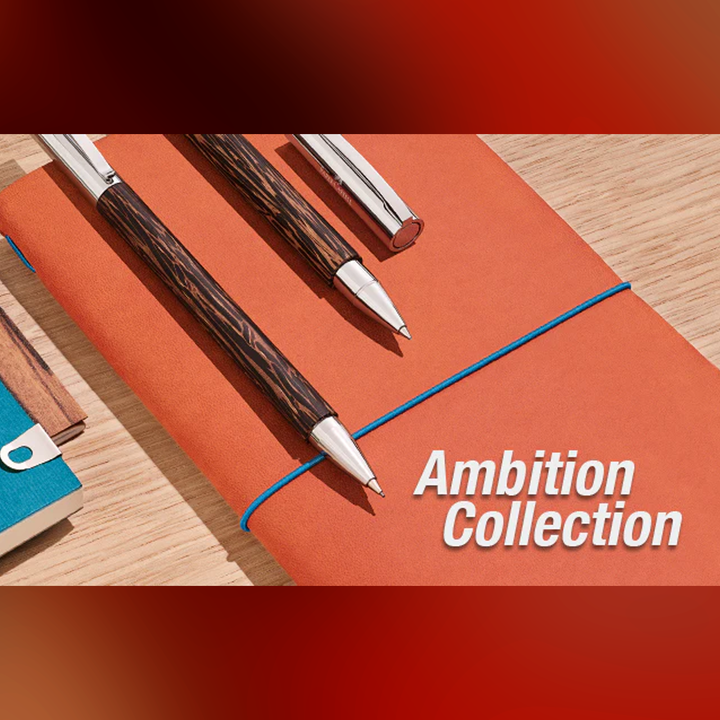 Faber-Castell Ambition Opart Black Sand Ballpoint Pen