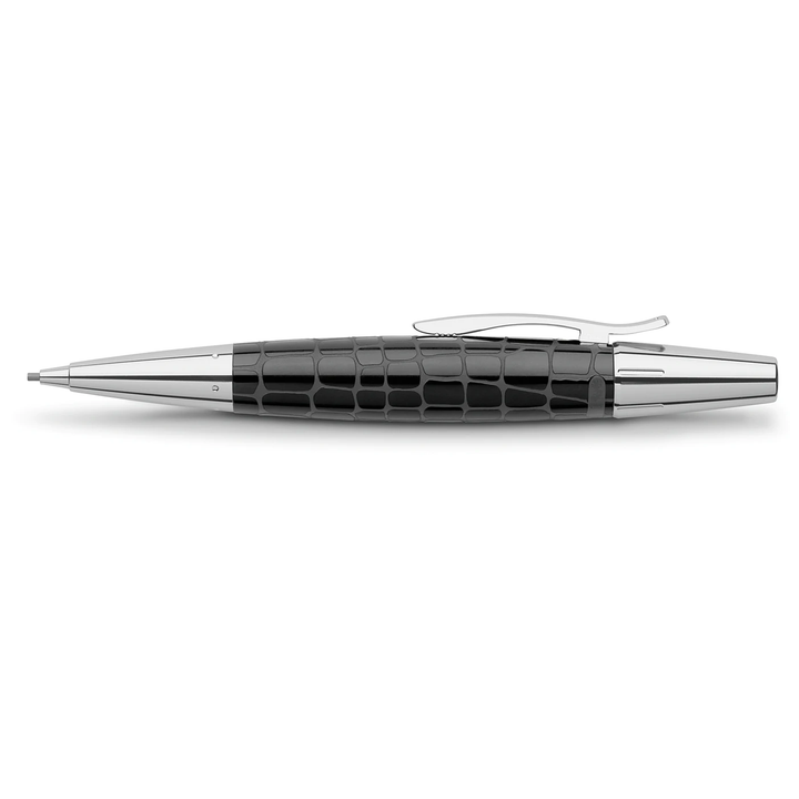 Faber-Castell E-Motion Precious Resin I - Crocodile Black Mechanical Pencil
