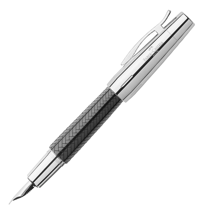 Faber-Castell E-Motion Precious Resin II - Parquet Black Fountain Pen