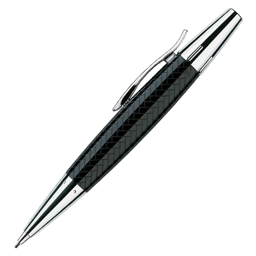 Faber-Castell E-Motion Precious Resin II - Parquet Black Mechanical Pencil