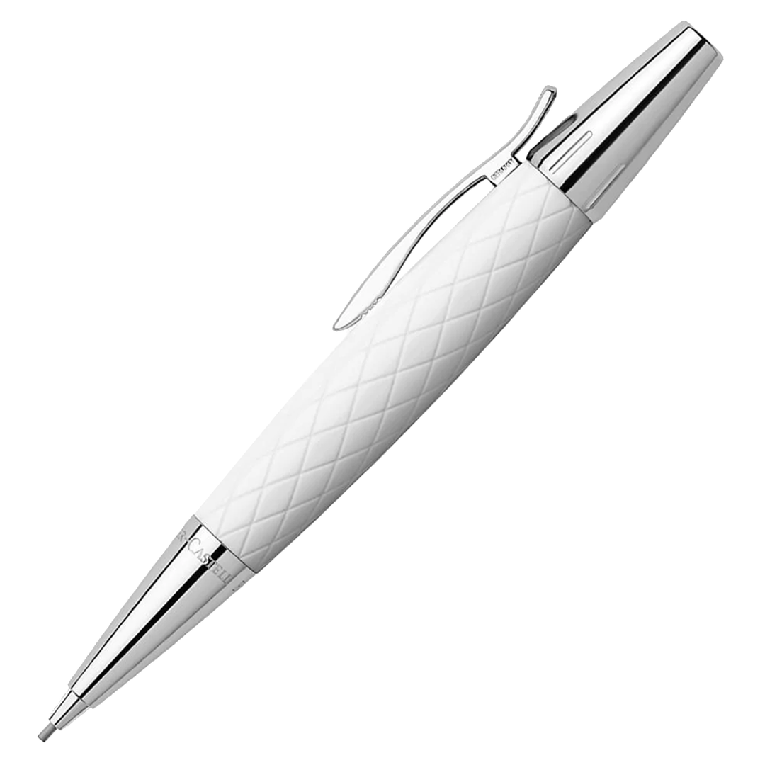 Faber-Castell E-Motion White Rhombus Mechanical Pencil