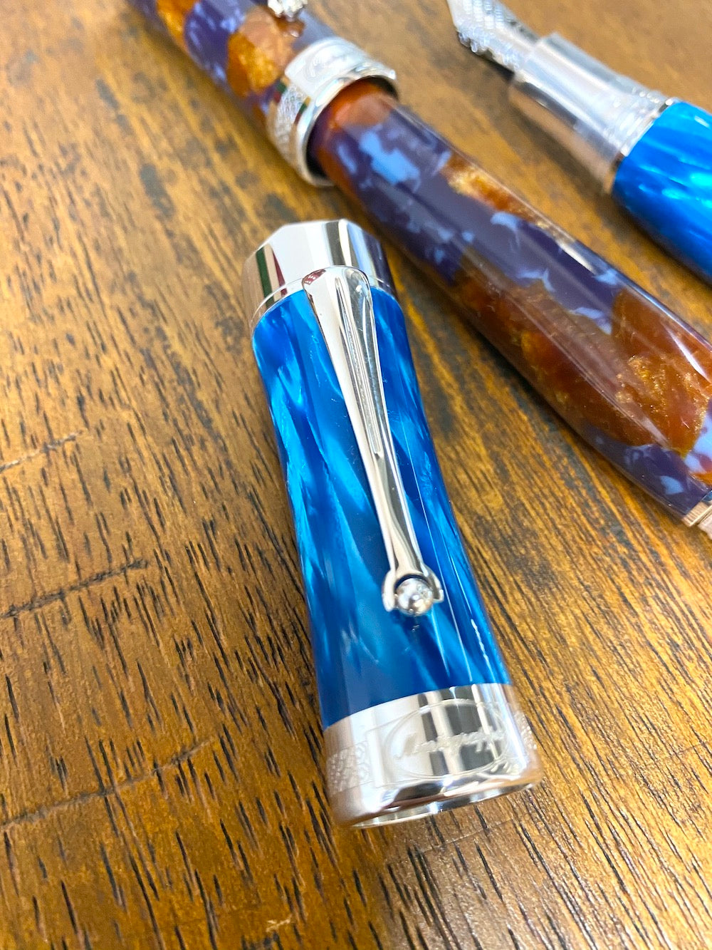 Montegrappa Ferracina Timeless Fountain Pen -  Turquoise
