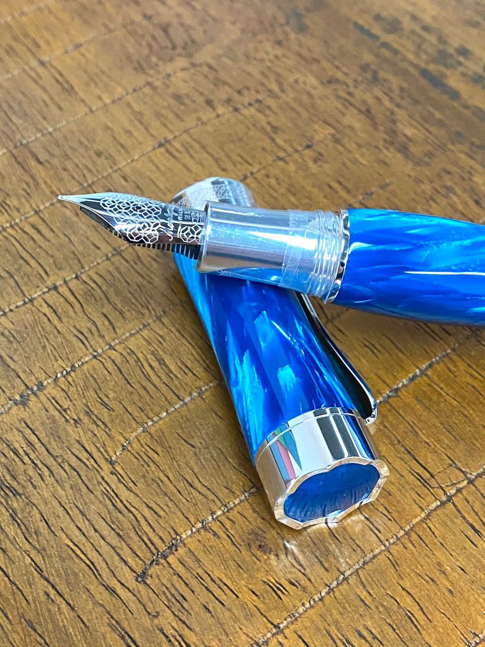 Montegrappa Ferracina Timeless Fountain Pen -  Turquoise