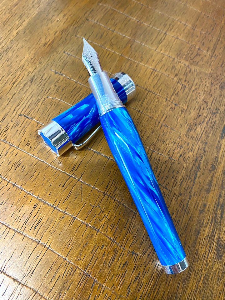 Montegrappa Ferracina Timeless Fountain Pen -  Turquoise