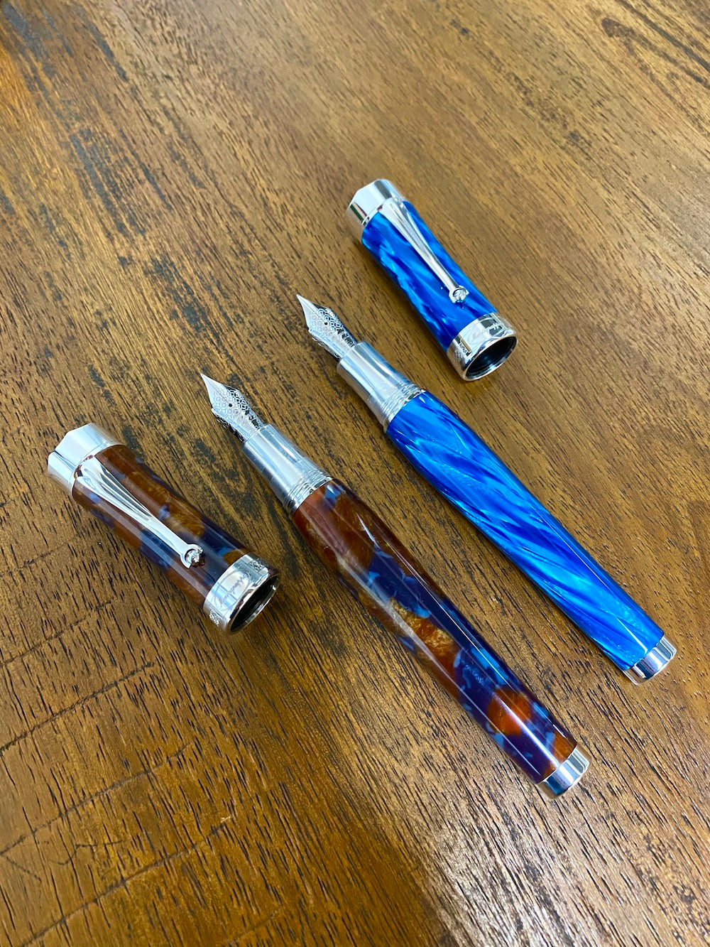 Montegrappa Ferracina Timeless Fountain Pen -  Turquoise