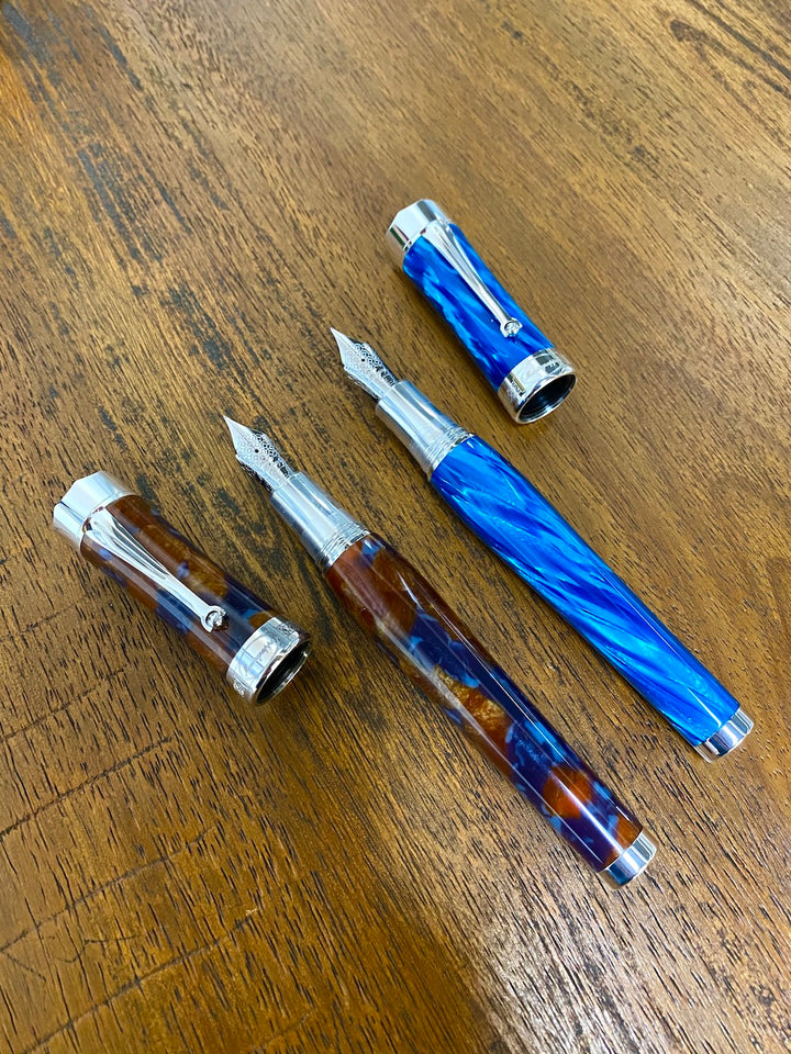Montegrappa Ferracina Timeless Fountain Pen -  Turquoise