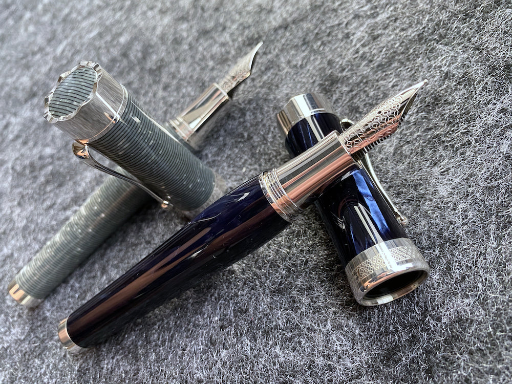 Montegrappa Ferracina Timeless Fountain Pen - Dark Blue