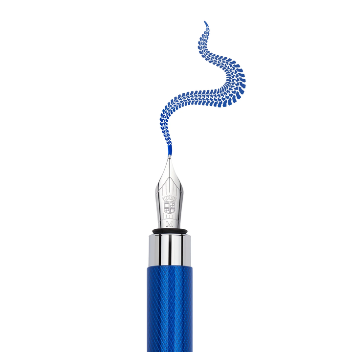 Graf von Faber-Castell Bentley Fountain Pen in Sequin Blue