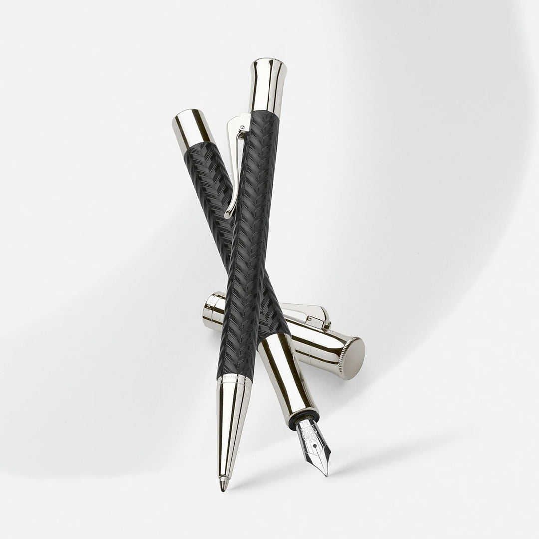 Graf von Faber-Castell Guilloche Black Chevron Fountain Pen