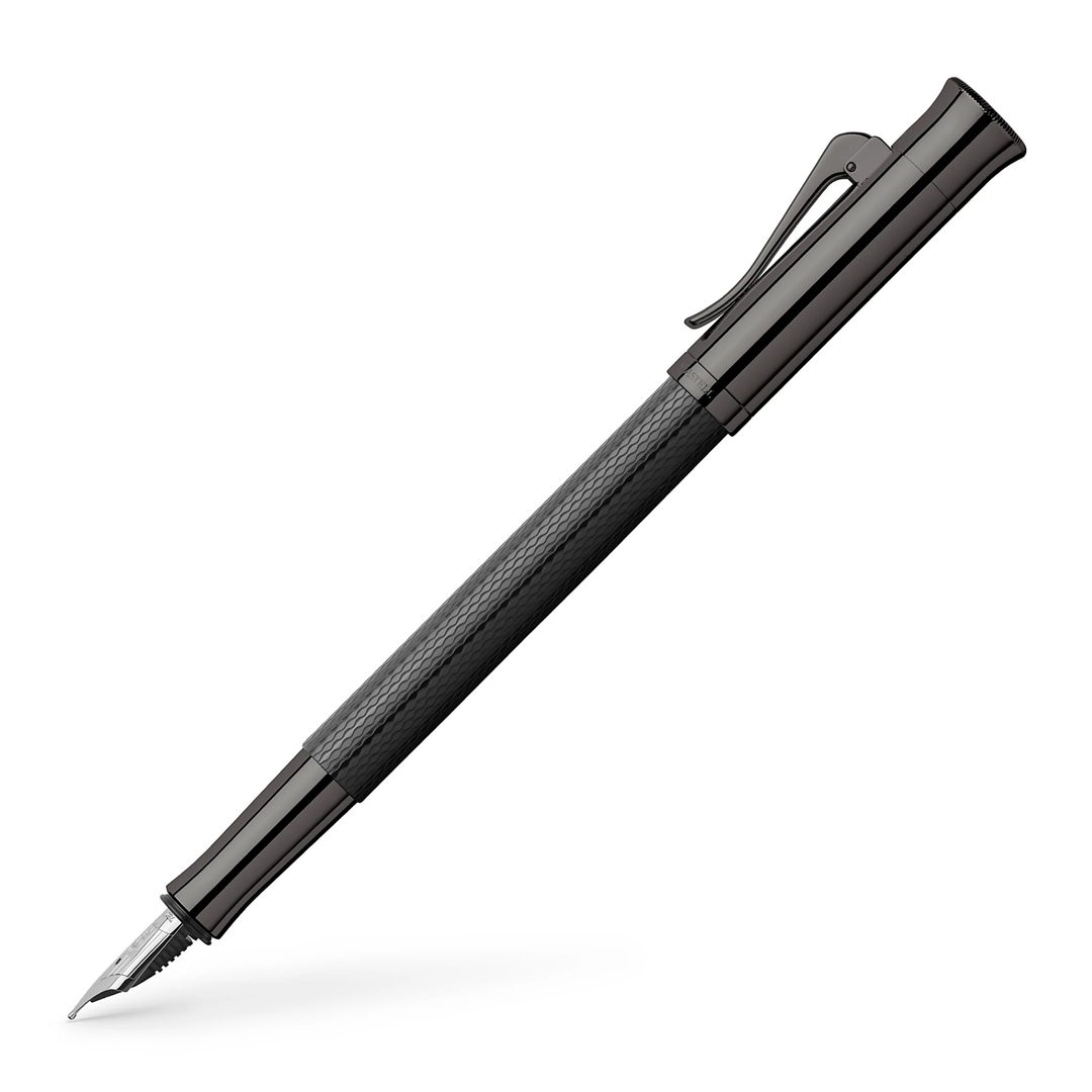 Graf von Faber-Castell Guilloche Black Edition Fountain Pen