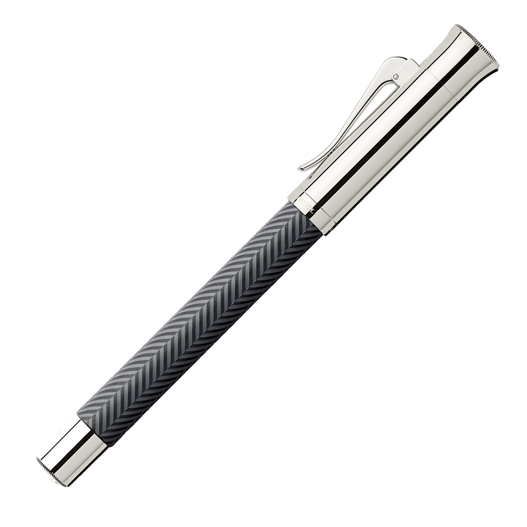 Graf von Faber-Castell Guilloche Anthracite Cisele Fountain Pen