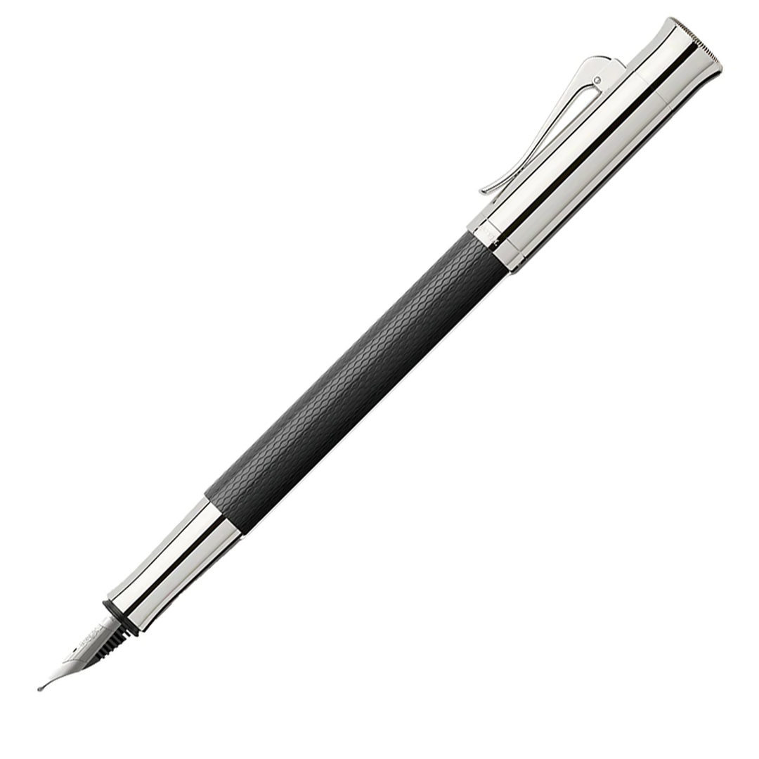 Graf von Faber-Castell Guilloche Black Fountain Pen