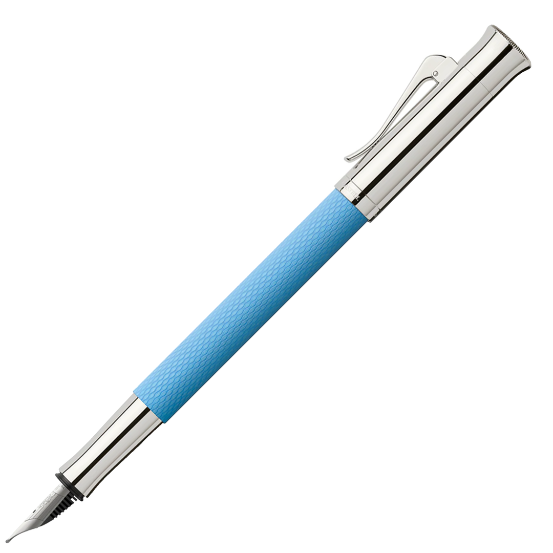 Graf von Faber-Castell Guilloche Gulf Blue Fountain Pen