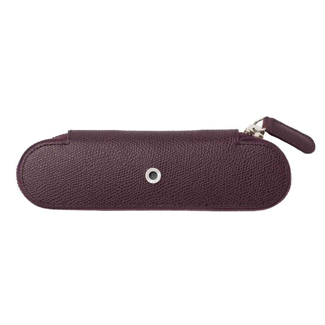 Graf von Faber-Castell Violet Blue Case With Zipper For 2 Pens