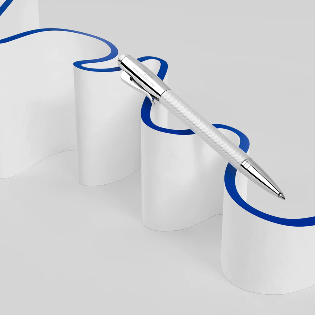 Graf von Faber-Castell Bentley Ballpoint in White Satin