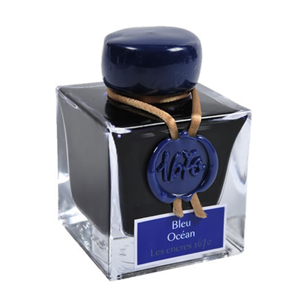 J. Herbin Bottled Ink 1670 Blue Ocean