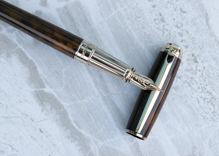 S.T. Dupont Line D Large Fountain Pen - Atelier Brown Lacquer