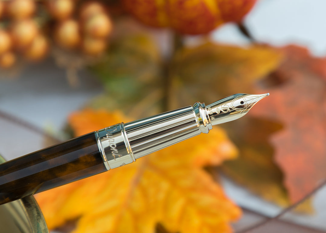 S.T. Dupont Line D Large Fountain Pen - Atelier Brown Lacquer