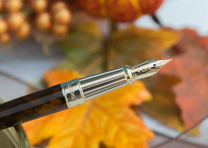 S.T. Dupont Line D Large Fountain Pen - Atelier Brown Lacquer
