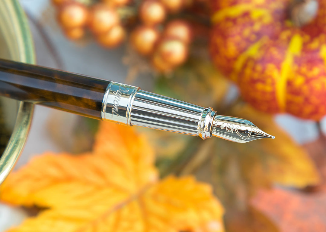 S.T. Dupont Line D Large Fountain Pen - Atelier Brown Lacquer