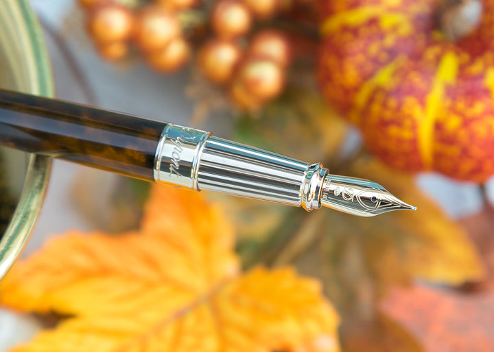 S.T. Dupont Line D Large Fountain Pen - Atelier Brown Lacquer