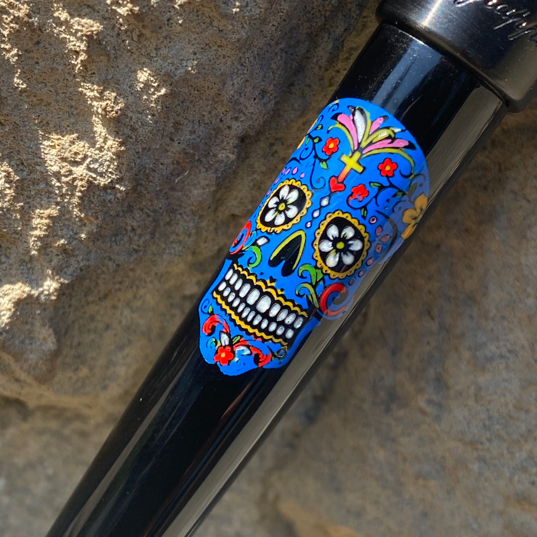 Montegrappa Dia De Los Muertos Rollerball - Blue