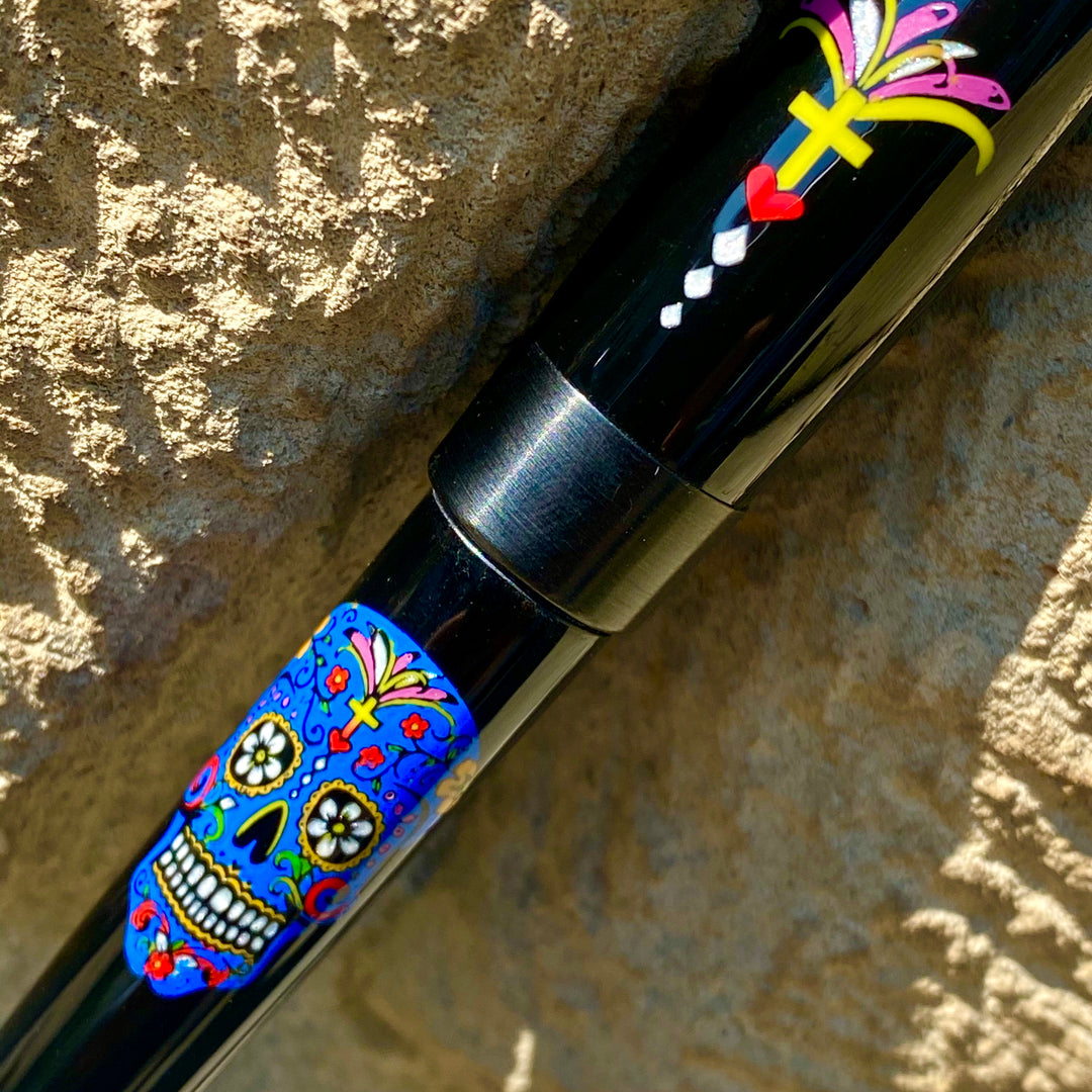 Montegrappa Dia De Los Muertos Rollerball - Blue