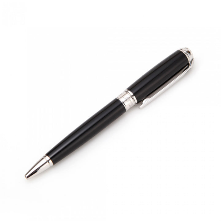 S.T. Dupont Line D Medium Ballpoint Pen - Black & Palladium