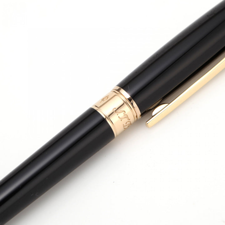 S.T. Dupont Line D Medium Rollerball Pen - Black & Gold