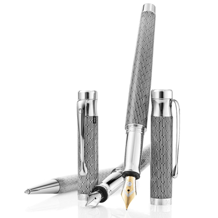 Waldmann Tango Imagination Fountain Pen - Black - Steel