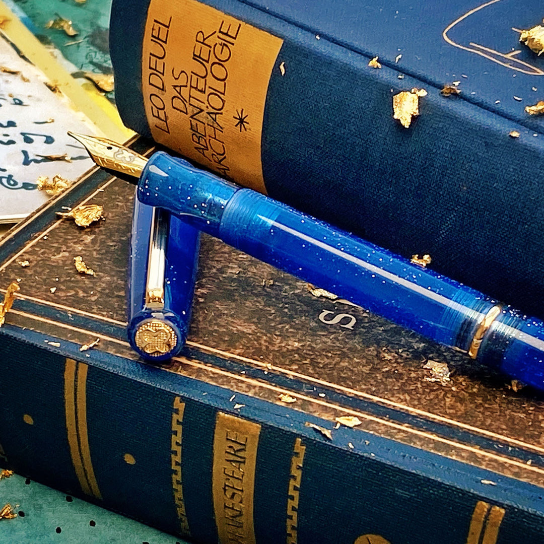 Esterbrook JR Pocket Fountain Pen - Fantasia Blue Sparkle