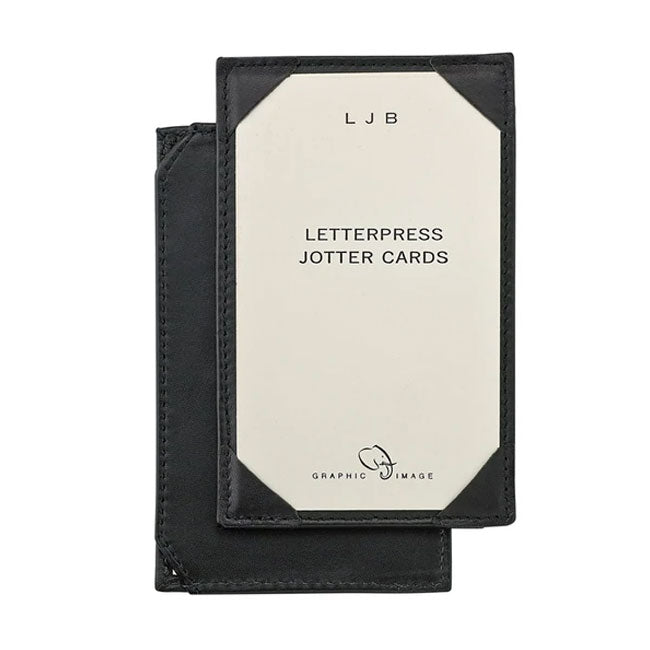 Graphic Image Traditional Leather Jotter