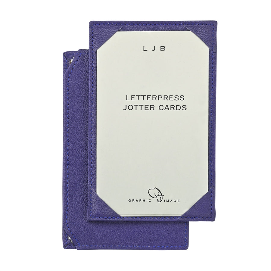 Graphic Image Goatskin Leather Jotter