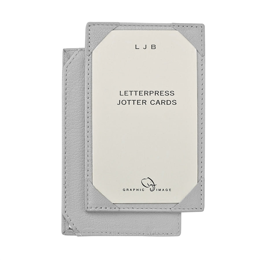 Graphic Image Goatskin Leather Jotter