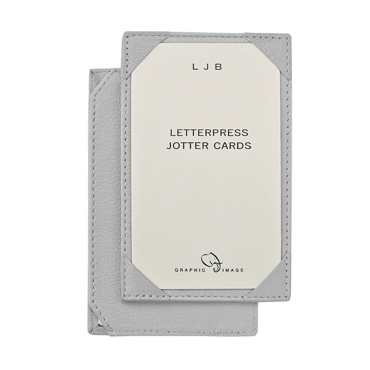Graphic Image Goatskin Leather Jotter