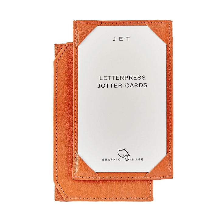 Graphic Image Goatskin Leather Jotter