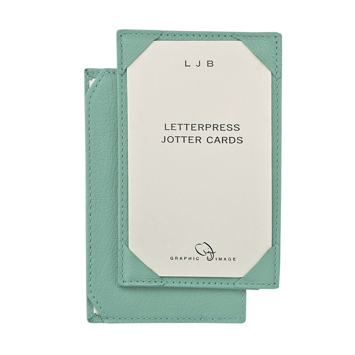 Graphic Image Goatskin Leather Jotter