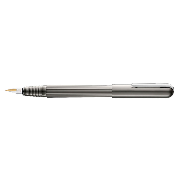 Lamy Imporium Fountain Pen - Titanium & Platinum