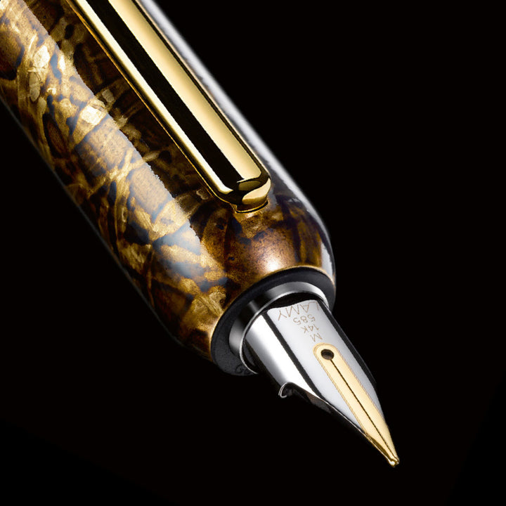 Lamy dialog Urushi Gold Bright Leaves Fountain Pen LE
