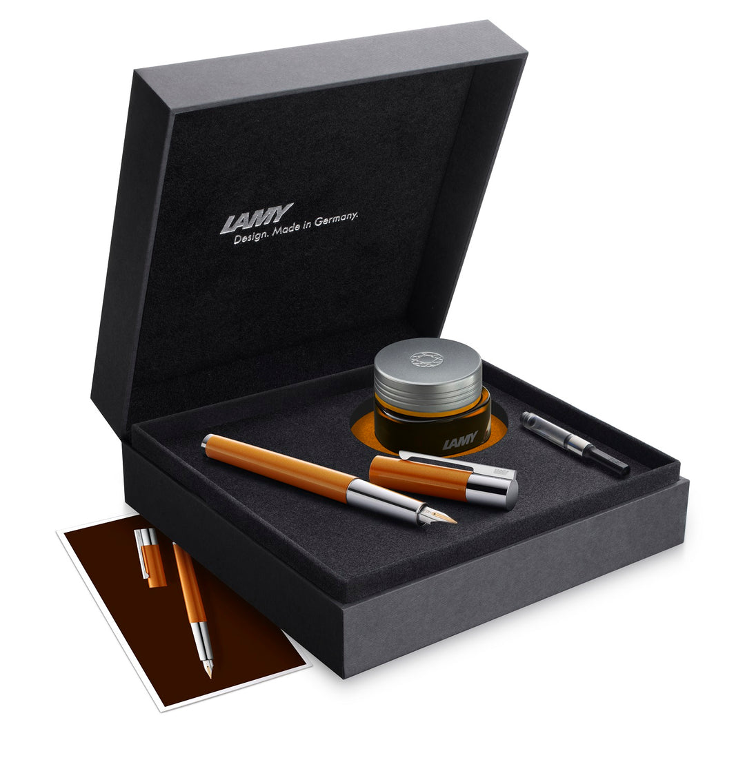 Lamy Scala LE Gift Set Fountain Pen - Scala Infinite Orange