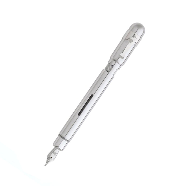 LOCLEN Electa Fountain Pen - Brushed Chrome