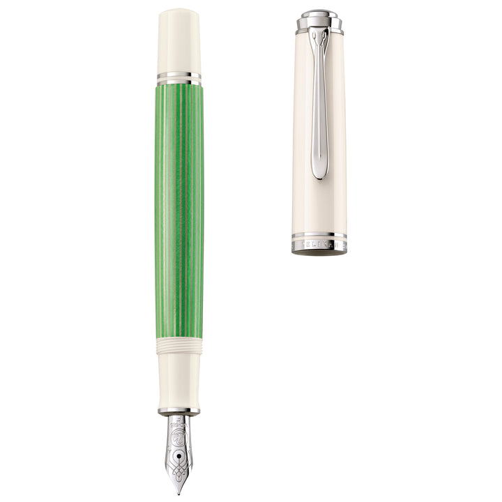 Pelikan Souverän M605 Special Edition Fountain Pen - Green-White